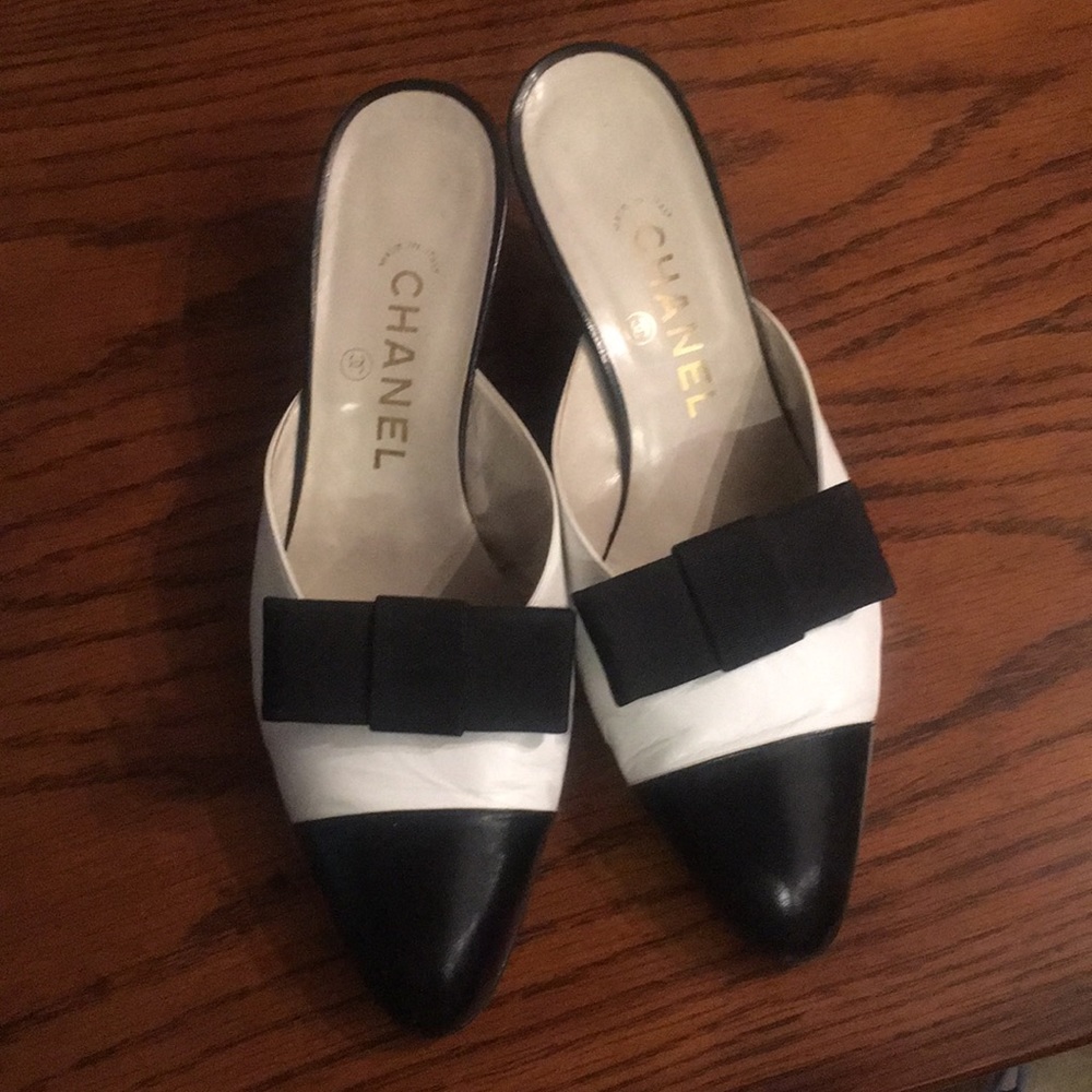 Authentic Chanel slides